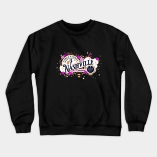 Nashville Vintage (Pink) Crewneck Sweatshirt